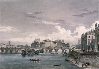 De Pont Neuf, 1832 door Bernhard Schmidt